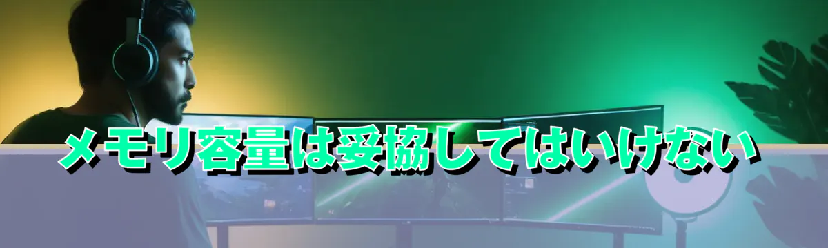 メモリ容量は妥協してはいけない