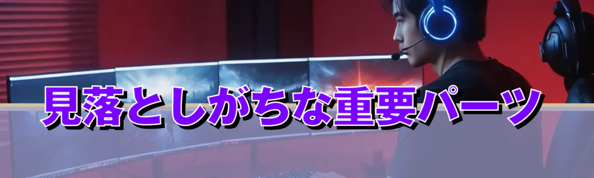 見落としがちな重要パーツ