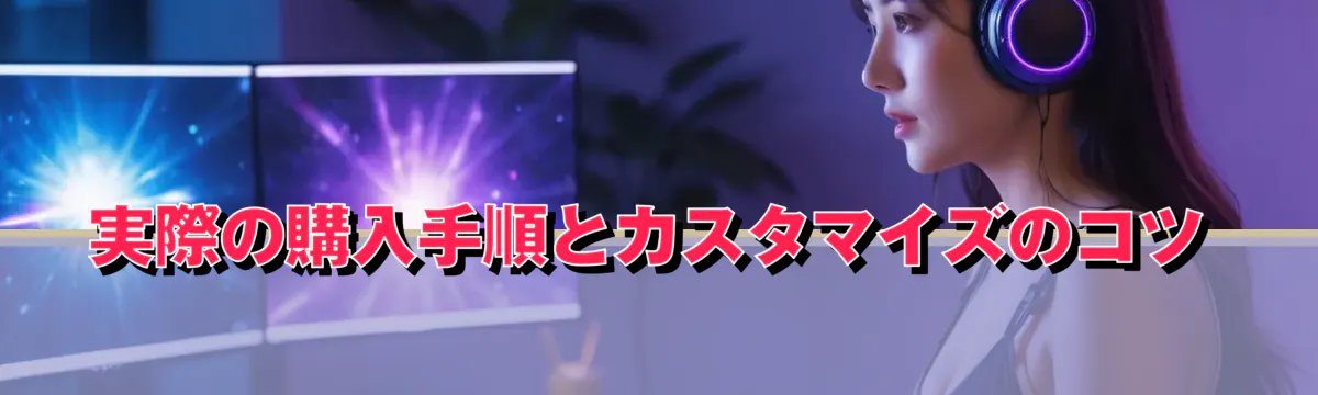 実際の購入手順とカスタマイズのコツ