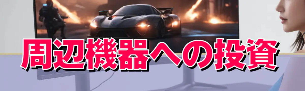 周辺機器への投資