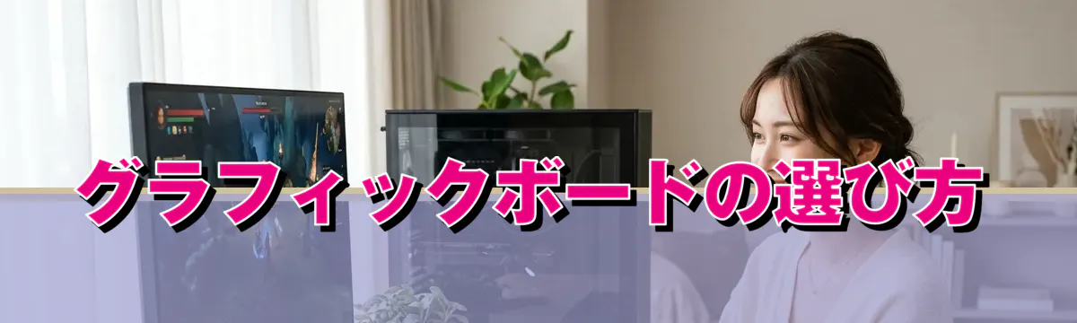 グラフィックボードの選び方