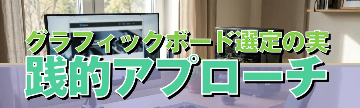 グラフィックボード選定の実践的アプローチ