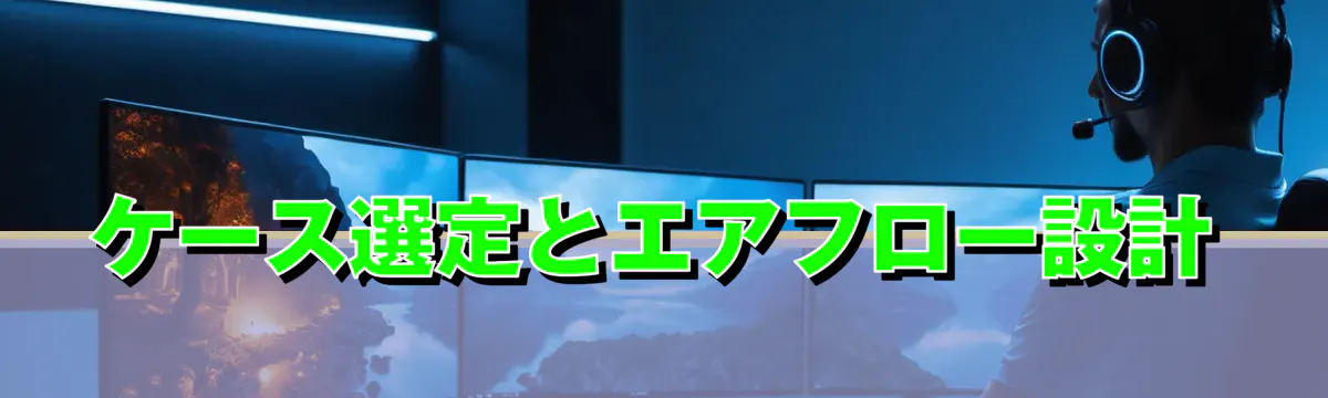 ケース選定とエアフロー設計