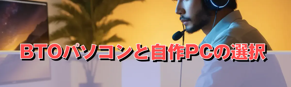 BTOパソコンと自作PCの選択