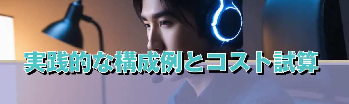 実践的な構成例とコスト試算