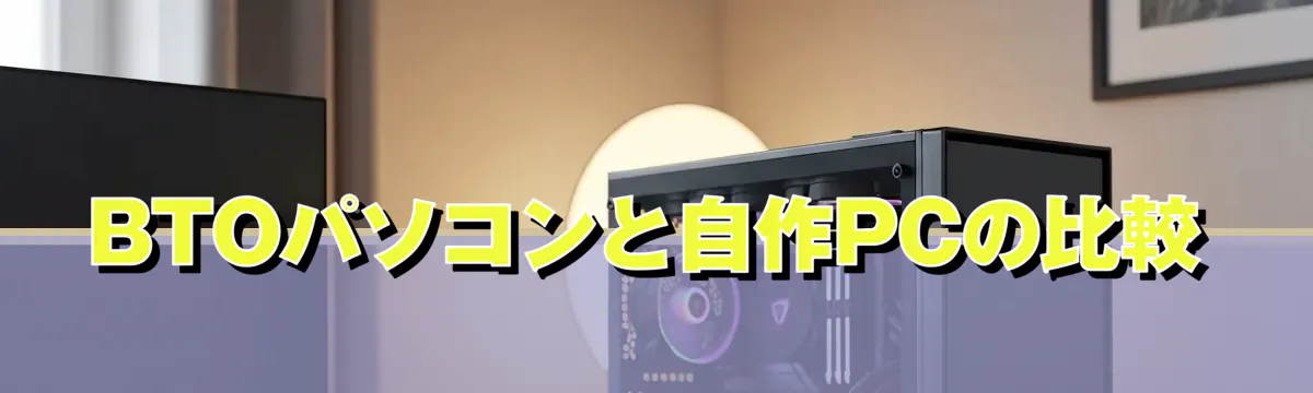 BTOパソコンと自作PCの比較