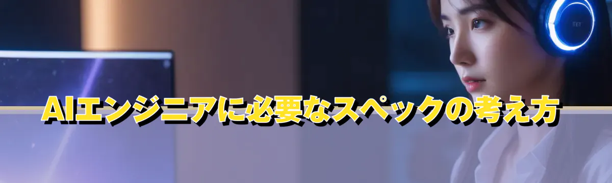 AIエンジニアに必要なスペックの考え方