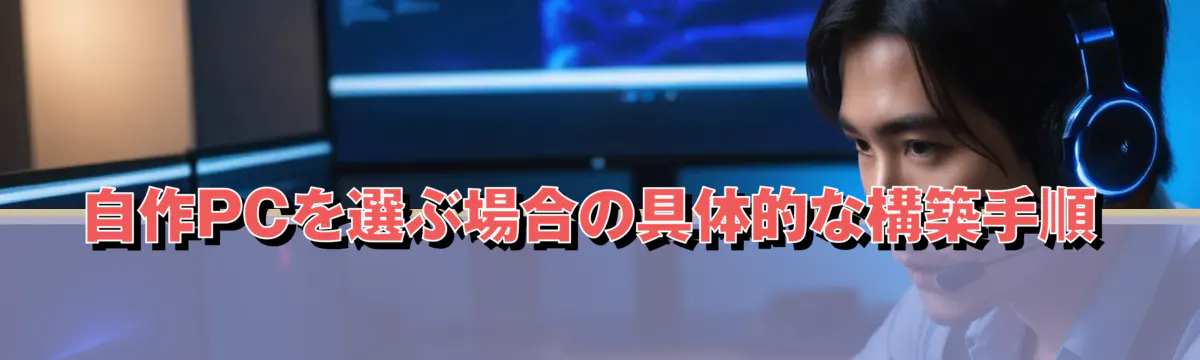 自作PCを選ぶ場合の具体的な構築手順