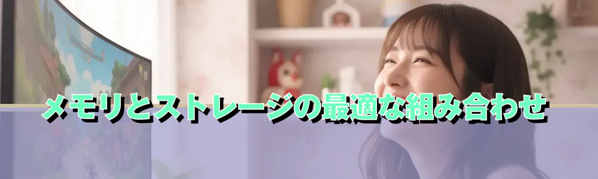 メモリとストレージの最適な組み合わせ