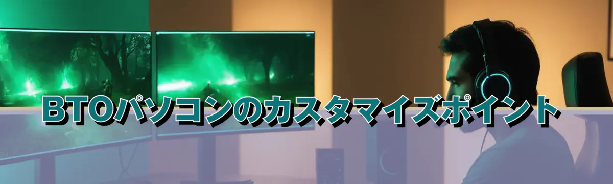 BTOパソコンのカスタマイズポイント