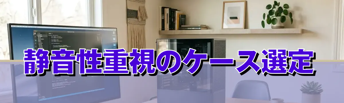 静音性重視のケース選定