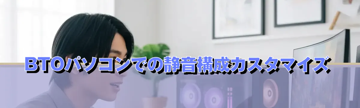 BTOパソコンでの静音構成カスタマイズ