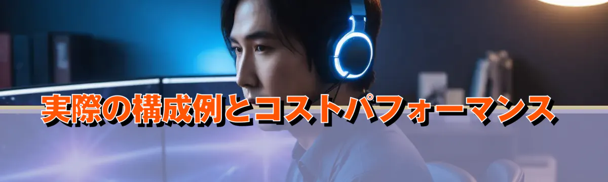 実際の構成例とコストパフォーマンス