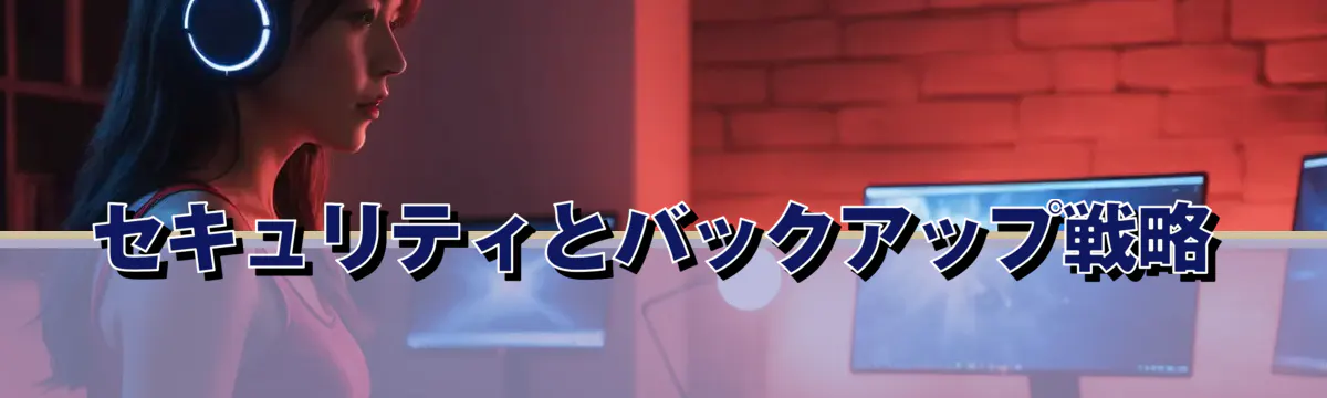 セキュリティとバックアップ戦略
