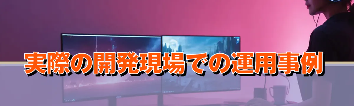 実際の開発現場での運用事例