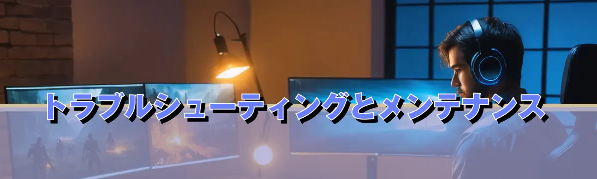 トラブルシューティングとメンテナンス