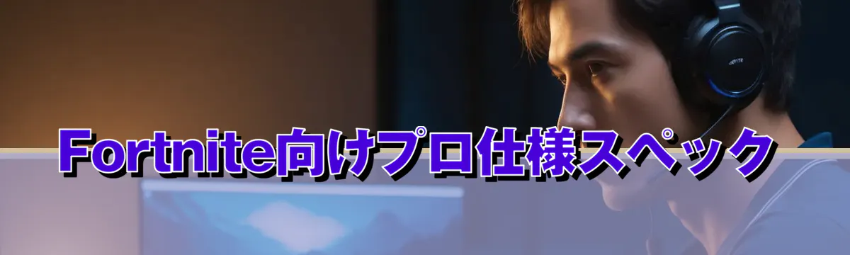 Fortnite向けプロ仕様スペック