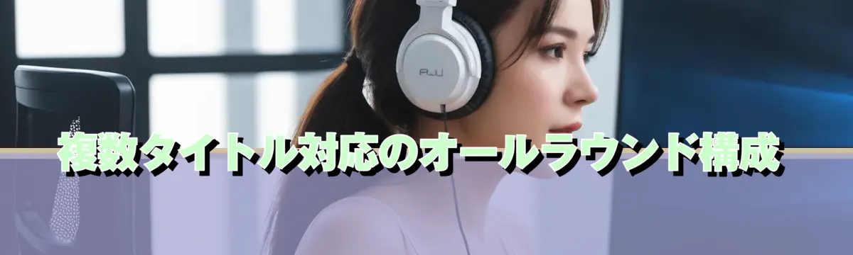 複数タイトル対応のオールラウンド構成