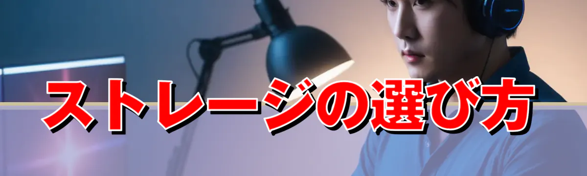 ストレージの選び方