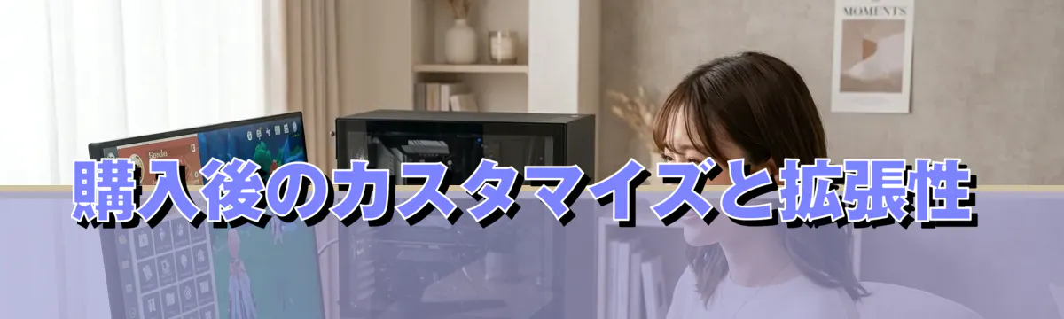 購入後のカスタマイズと拡張性