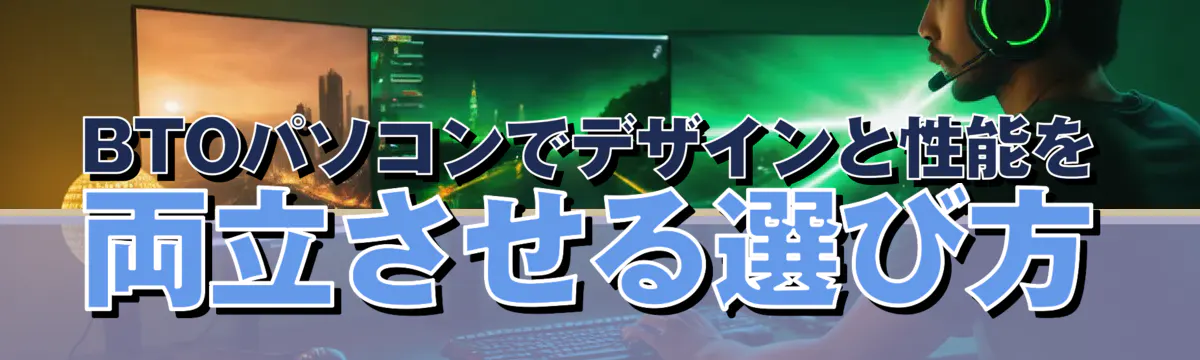 BTOパソコンでデザインと性能を両立させる選び方