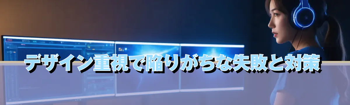 デザイン重視で陥りがちな失敗と対策