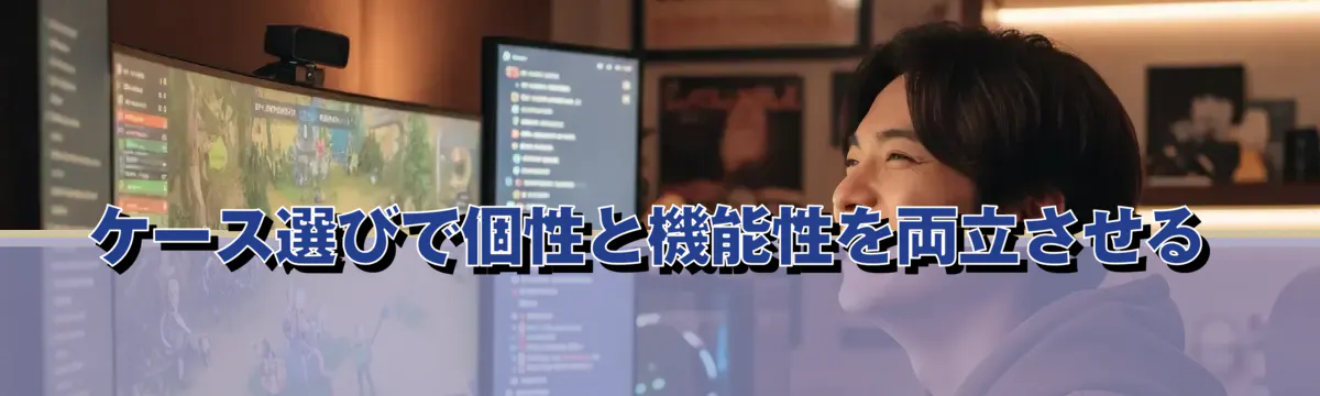 ケース選びで個性と機能性を両立させる