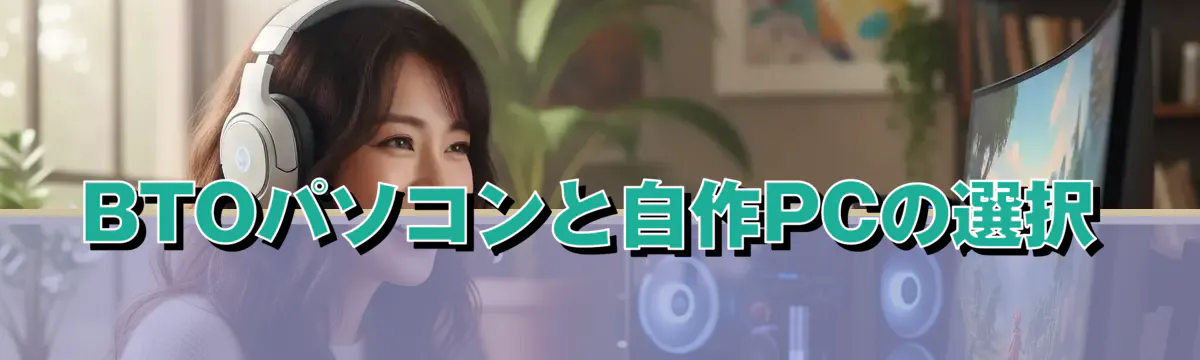 BTOパソコンと自作PCの選択