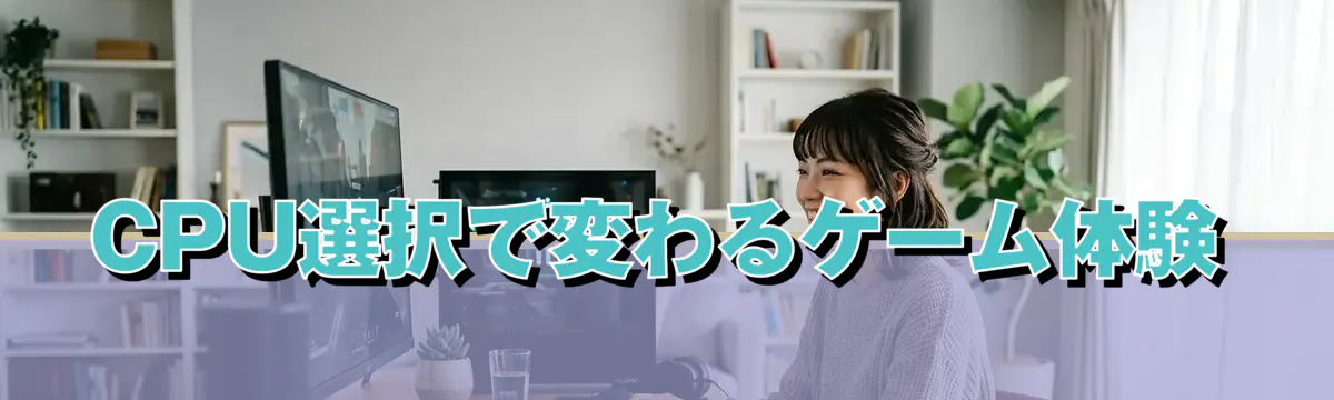 CPU選択で変わるゲーム体験