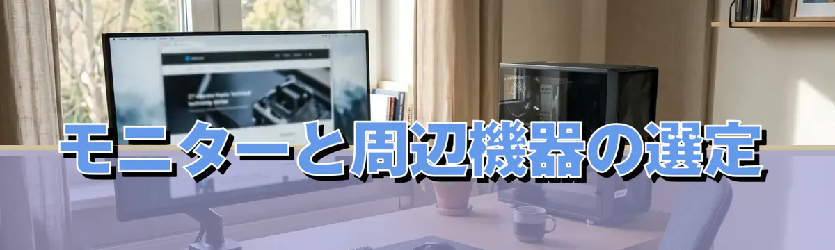 モニターと周辺機器の選定