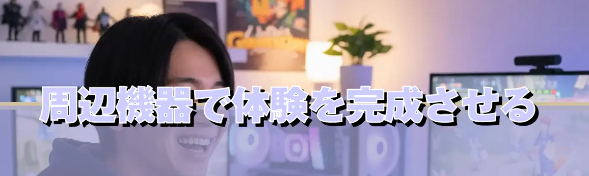 周辺機器で体験を完成させる