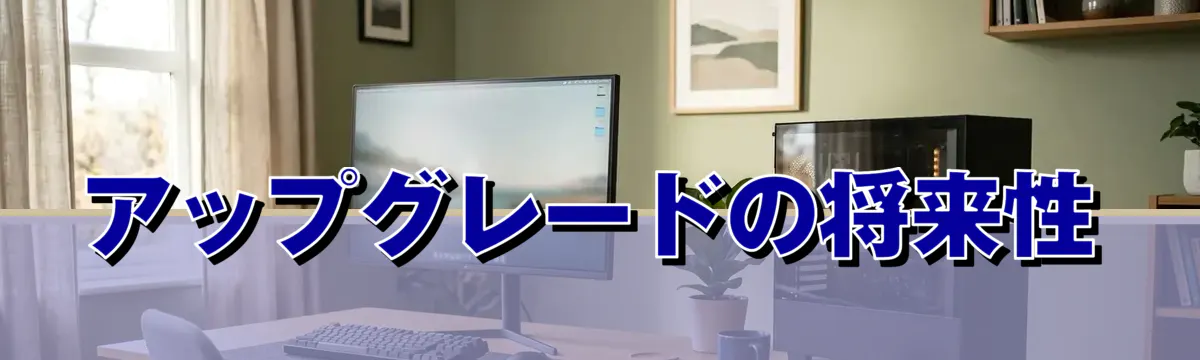 アップグレードの将来性