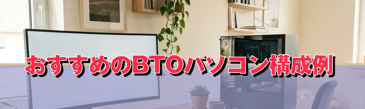 おすすめのBTOパソコン構成例