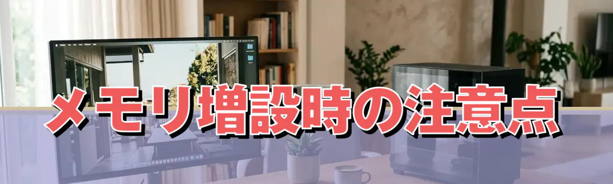 メモリ増設時の注意点