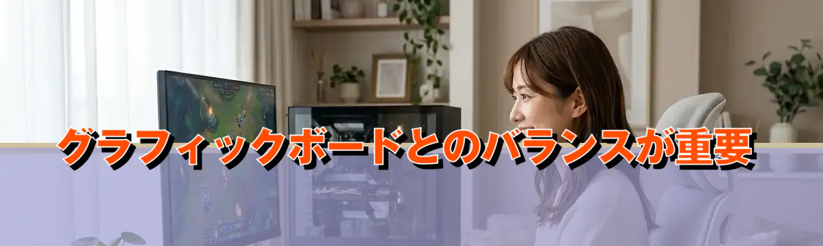グラフィックボードとのバランスが重要