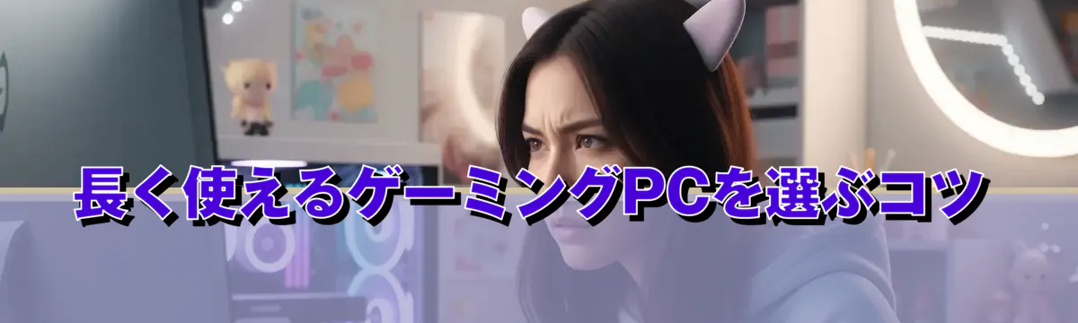 長く使えるゲーミングPCを選ぶコツ