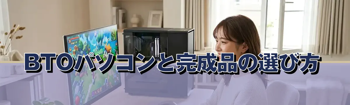 BTOパソコンと完成品の選び方