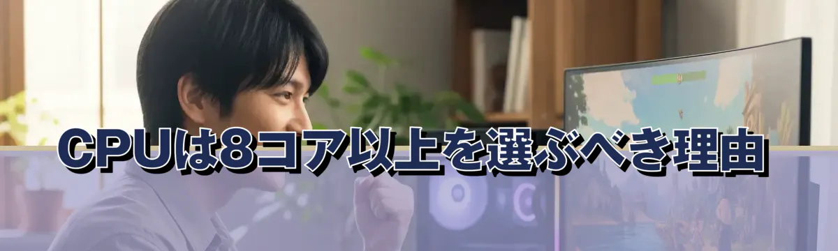 CPUは8コア以上を選ぶべき理由