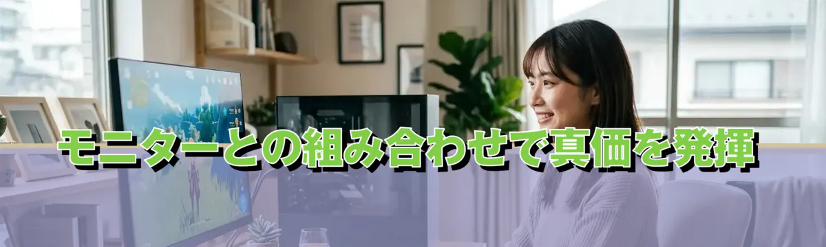 モニターとの組み合わせで真価を発揮