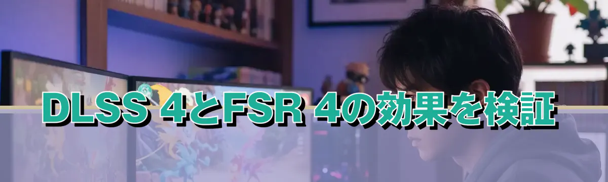 DLSS 4とFSR 4の効果を検証