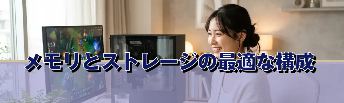メモリとストレージの最適な構成