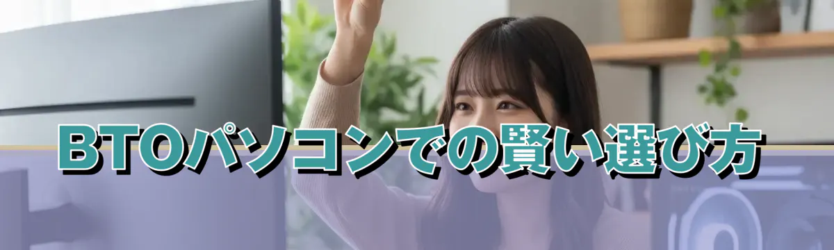 BTOパソコンでの賢い選び方