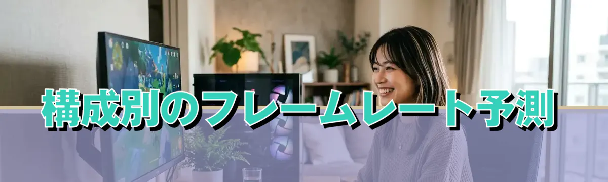 構成別のフレームレート予測