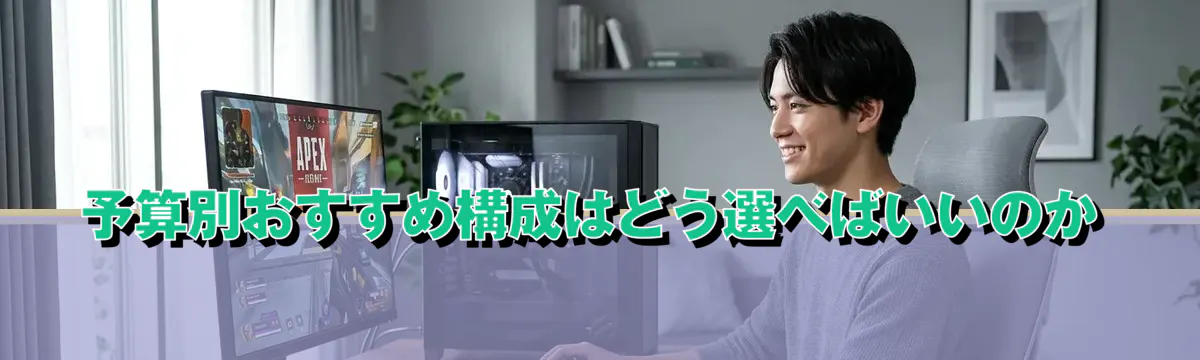 予算別おすすめ構成はどう選べばいいのか