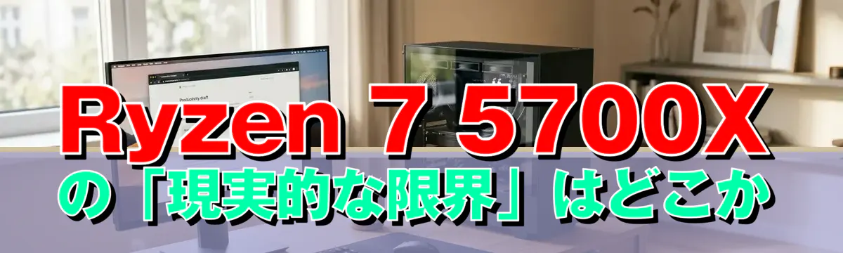Ryzen 7 5700Xの「現実的な限界」はどこか