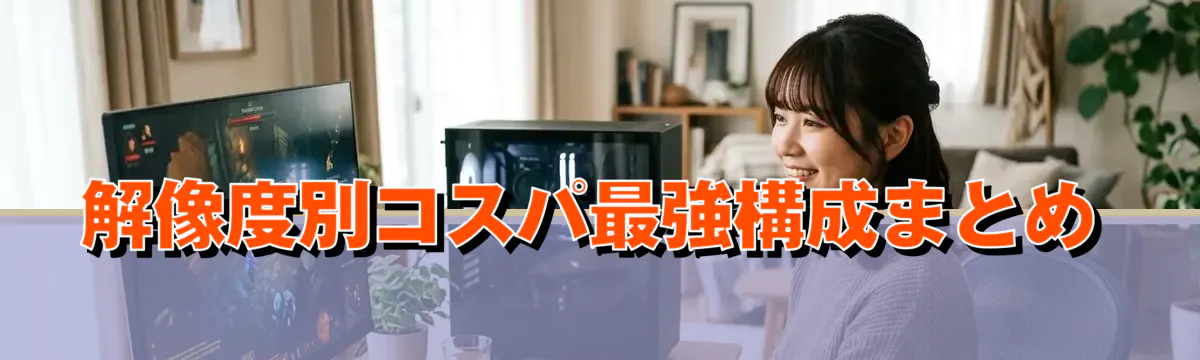 解像度別コスパ最強構成まとめ